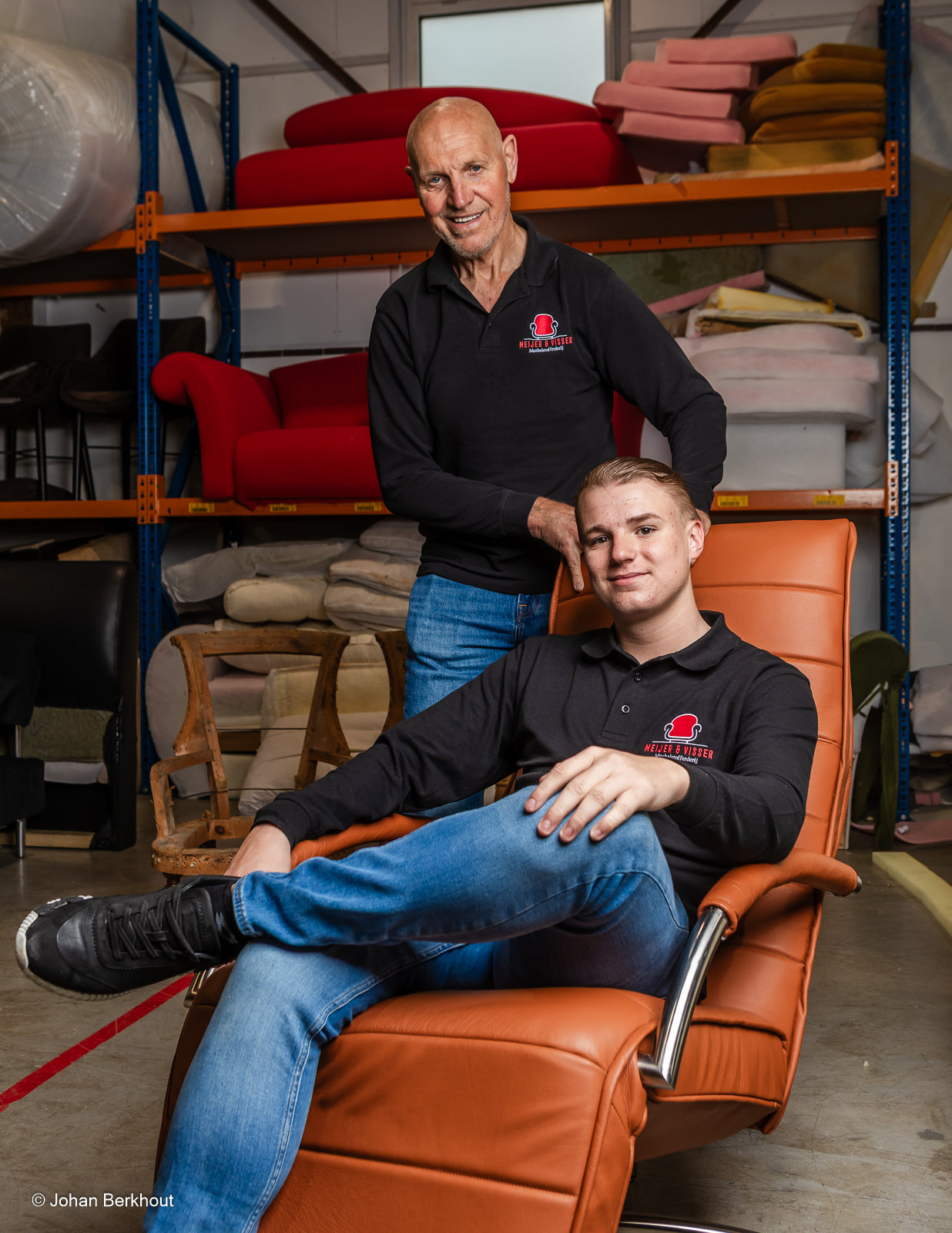 Gispen fauteuil stofferen
