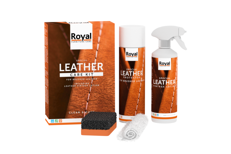 Brushed Leather Care Kit voor nubuck, suède en geschuurd leer