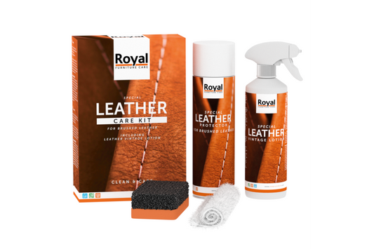 Brushed Leather Care Kit voor nubuck, suède en geschuurd leer