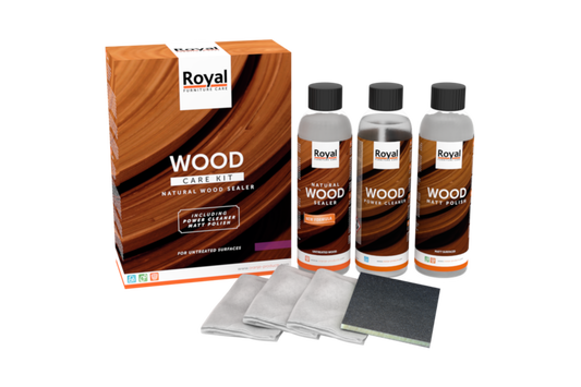 Wood Care Kit voor onbehandeld hout | Complete set