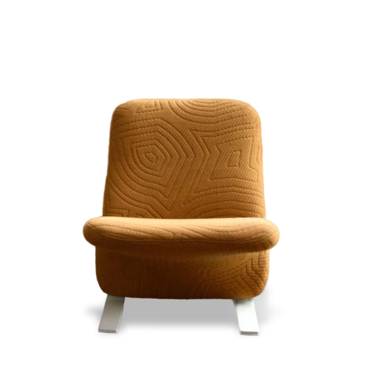 Artifort Concorde F780 refurbished fauteuil met Kvadrat Apparel bekleding, voorzijde.