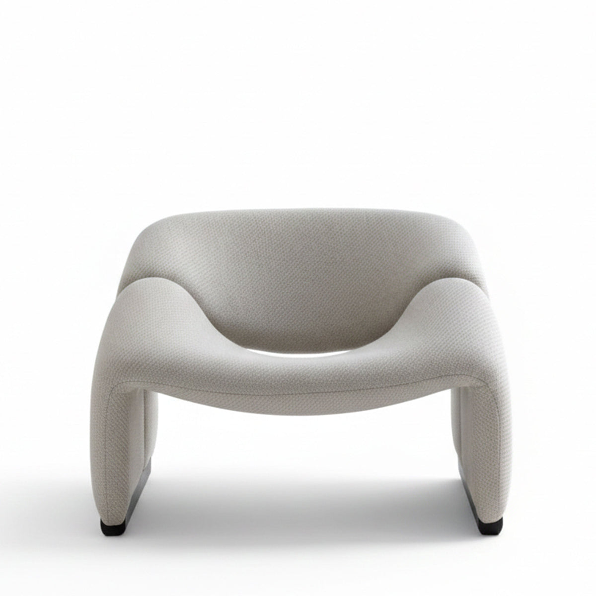 Artifort Groovy M-chair F598 refurbished fauteuil, opnieuw gestoffeerd in Kvadrat Coda